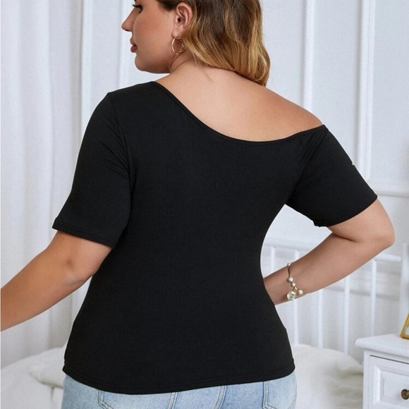 90's off the shoulder top/ships same day/free gift w purchase - Picture 2 of 3